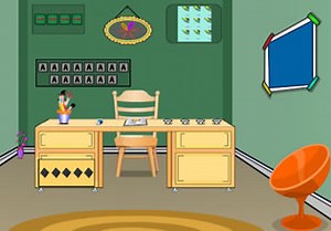 Escape From Green Cartoon Room - Escape Fan