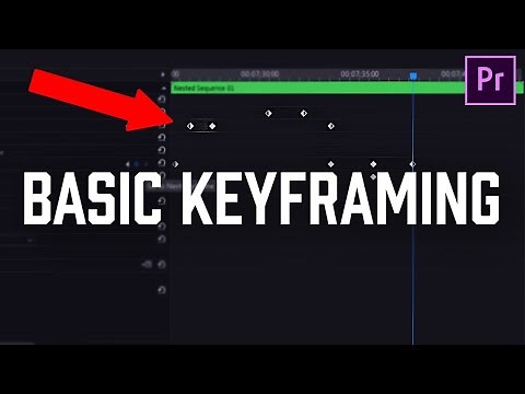 How to animate a text or title in Premiere Pro with keyframing