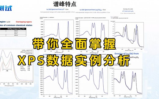 带你全面掌握XPS数据实例分析
