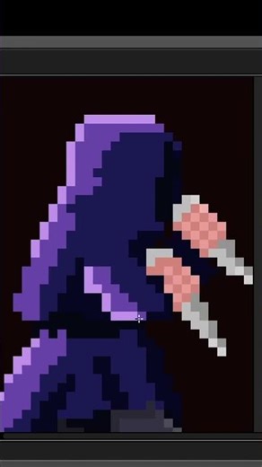 Shading My Walk Cycle (Pixel Art Glow-Up) #animationtimelapse #artjourney