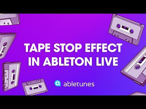 Tape Stop Effect in Ableton Live [1 Minute Tutorial]
