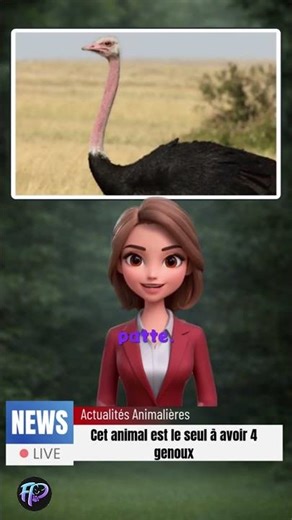 4 genoux pour une vitesse extrême #autruche #shorts