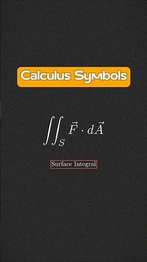 Calculus Symbols You Need!