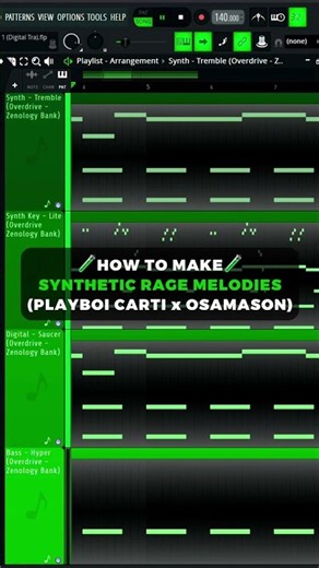 How To Make Synthetic Rage Trap Melodies in FL Studio 🧪 (Zenology Presets)