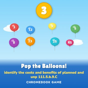 3rd Grade Money & Finance Math Game | No Prep Chromebook Game