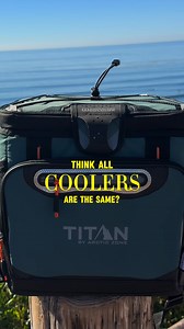 Meet the Titan by Arctic Zone™ Zipperless Cooler® from America's #1 Soft Cooler Company! ✔️ Easy access Zipperless™ lid ⚙️ Practical features like built-in bottle opener 🧊 Ice for days 💡 Interior hard liner with shelf 👌 Ergonomic shoulder strap 💪 Constructed with high-quality materials built to last Discover the Arctic Zone, Titan and Titan PRO family of brands. We pride ourselves on creating superior products so that you can #GoBeyond. | Arctic Zone