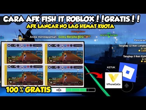 GRATIS!! || ALTERNATIF RED FINGERZ NIH!! || Full Tutorial Cara Afk di Roblox Fish It 24 Jam Work