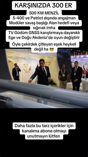 300 ER 500 KM MENZİL S400 PATRIOT DIŞINDA KALAN FÜZE #shorts