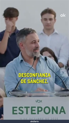 Abascal pide acudir presencialmente a las urnas y evitar el voto por correo: "Desconfío de Sánchez"
