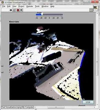 6D Visualization with LabVIEW and the XBox Kinect
