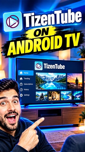Install TizenTube on Android TV & Samsung Smart TV in Minutes! 📺🔥 #shorts