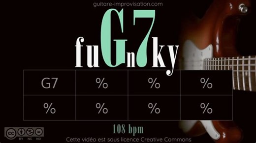 【Funk 伴奏】Soulful Funky G7 - Groove Backing Track
