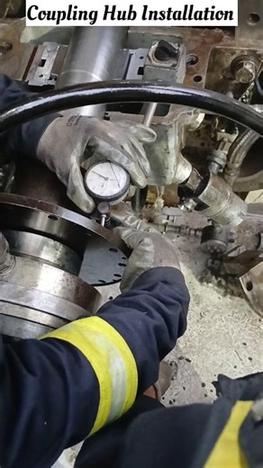 Coupling Hub Installation #coupling #pump #compressor #turbine