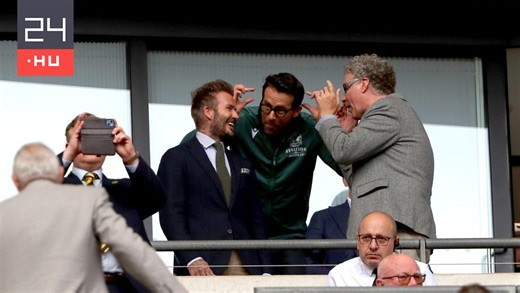 Szokatlan találkozó: közös fotón David Beckham, Ryan Reynolds és Will Ferrell | 24.hu