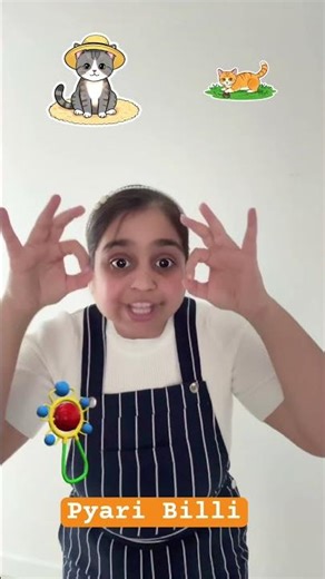 Pyari Billi Topi Wali 🐱 | Hindi Kids Rhyme | Cat & Mouse Fun Song