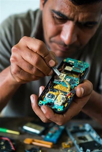 “The First Mobile Phone – How Much Gold Was Inside? The Truth Will Shock You!”