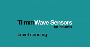 Level sensing using IWR mmWave sensors | Video | TI.com