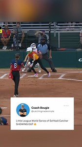 1.6M views · 26K reactions | peep the @jen_schro catcher's gear  love seeing catcher's leave it ALL OUT THERE  #baseball #softball | Catching Made Simple | Facebook