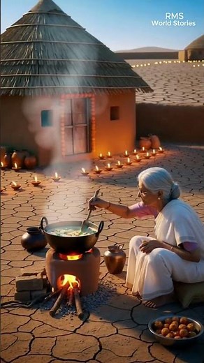 🌟 Diwali Miracle! Grandma’s Hut Saved by Goddess Lakshmi #DiwaliStory #Shorts #sanjubaba