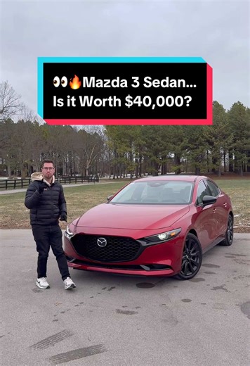 Is Mazda 3 Sedan worth $40,000 and maybe even a competitor to the Acura Integra or Audi A3?? #mazda #mazda3sedan #carreview #carsofinstagram #cars