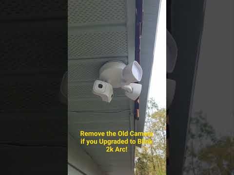 #1 🆕️ Blink Arc 2K+ Wired Floodlight Camera Entire Physical Install Vertical & App Install Pairing 
