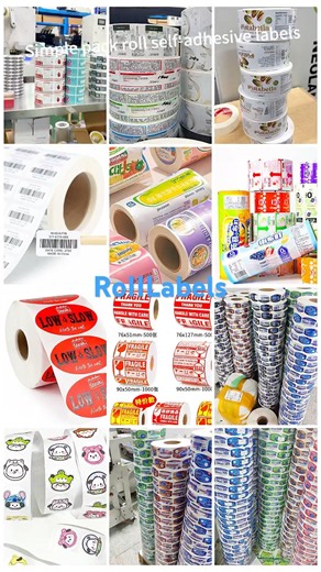 #rolllabels Looking for affordable flat self-adhesive labels?