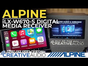 Alpine iLX-W670-S Digital Multimedia Receiver Unboxing & Overview | Out of the Box