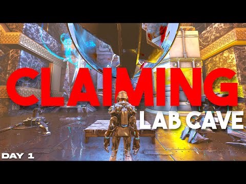 Claiming the BEST Cave on Fjordur and Progressing Day 1! | INX 4 MAN ARK PVP