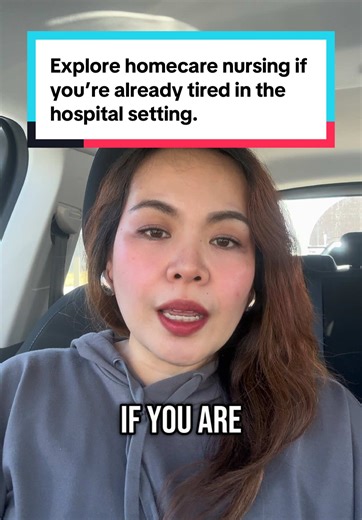 Homecare nursing might be an option for nurses who are tired and burned out in the hospital setting, skilled or nursing homes. #usrn #hybridnursing #homecarenurse #remotenurse