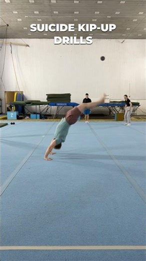 Suicide Kip-Up Drills