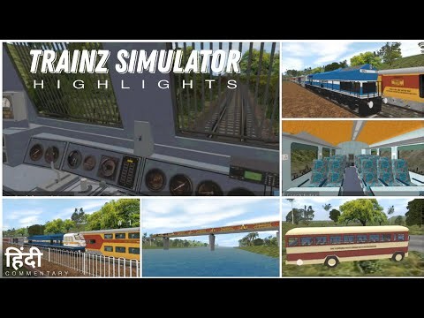 Trainz Simulator Gameplay Highlights of Double Decker Express Activity on Konkan Route of Trainz !!