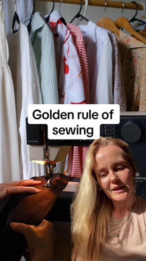 The one rule you cant skip #sewing #sewingtutorial #diyproject #sewist #sewingtips #beginnersewing #goldenrule