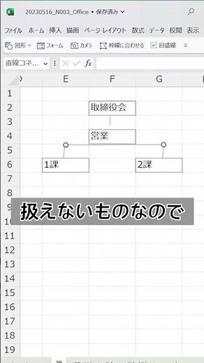 【楽々組織図】Excelよりパワーポイントの方が賢い説。 #shorts