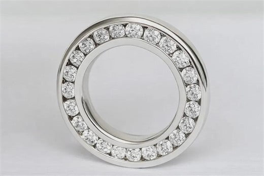 SIDE ZIRCONIA RING, 8mm Wide, Ring Size 7 3/4 - Etsy