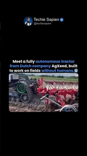 This Tractor Farms Fields Without Humans 🤯🚜