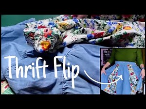 Denim Upcycle: Turning Old Clothes into a New Skirt