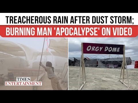 Burning Man Attendees SCREAM 'Zombie Apocalypse' At Festival; Orgy Dome Blown, Massive Rain & Storm