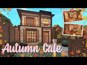 Bloxburg: 50K Autumn Cafe - Speedbuild