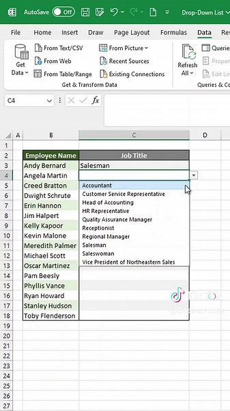 How to create drop-down lists in Excel! #excel #exceltips #exceltutorial