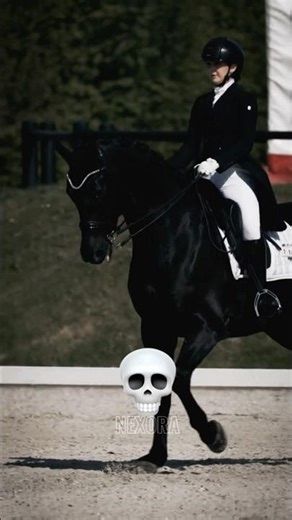 POV: You Just Challenged the Darkest Horse Alive 🖤🐎 #shortvideo