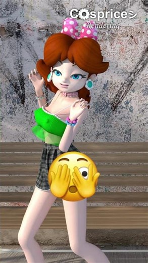 MMD Princess Daisy🌼 (Dance PPAP - female ver) #shorts