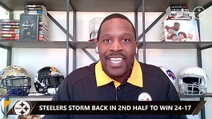 Hannah Mears, Mike Prisuta, Arthur Moats & Shelby Cassesse discuss our Week 7 win over the Rams. Watch more: bit.ly/3FqMpfo | Pittsburgh Steelers