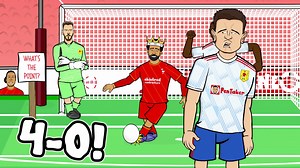 1.2M views · 38K reactions | 4-0! Liverpool vs Man Utd: The Cartoon! | 442oons | Facebook