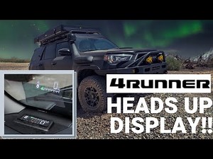 Toyota 4Runner (2010-2021) Head Up Display (HUD) Full Installation