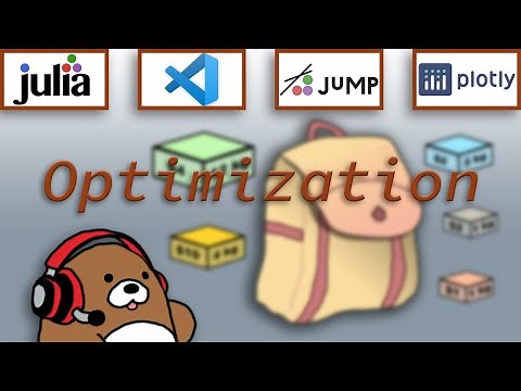 [02x03] Julia; VSCode; Optimization; Knapsack; JuMP; PlotlyJS | 3/13 Julia Analysis for Beginners