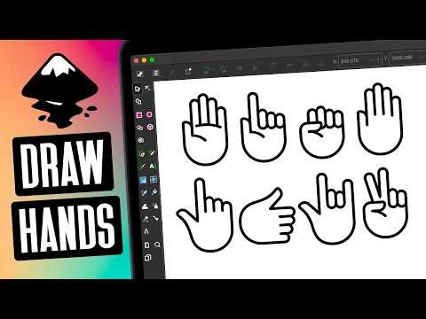 Draw Hand Gesture Icons in Inkscape | Tutorial