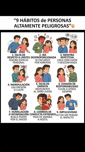 🚨🧠 "9 HÁBITOS de PERSONAS ALTAMENTE PELIGROSAS"⚠️😱