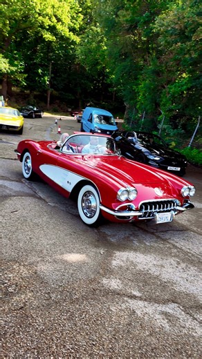 What year is this Chevy Corvette C1? #ChevyCorvette #Corvette #Corvettec1 #carshow #carsofinstagram #classiccars Chevrolet Corvette Mecum Auctions | AJ Classic Cars