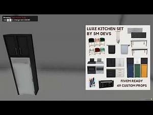 NEW FiveM Luxe Kitchen Prop Pack For Loaf & Quasar Housing