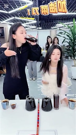 bottle drinking contest between girls😀# shorts# ytshorts# funny# challenge# reels# viralshorts